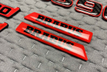 Brabus 900 badges set Carbon fiber + metal inserts for Mercedes Benz - Image 3