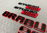 Brabus Rocket Edition Biturbo 900 emblems set for Mercedes GLE - Image 3