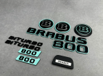Brabus 800 Emblems Set in Tiffany Blue for Mercedes G-Class W463/W463A/W464/GLS/GLE - Image 3