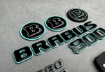 Brabus 800 Emblems Set in Tiffany Blue for Mercedes G-Class W463/W463A/W464/GLS/GLE - Image 4