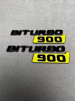 Brabus Biturbo 900 Fender Yellow Metal Badge for Mercedes-Benz G Wagon W464, W463A and W463 - Image 5