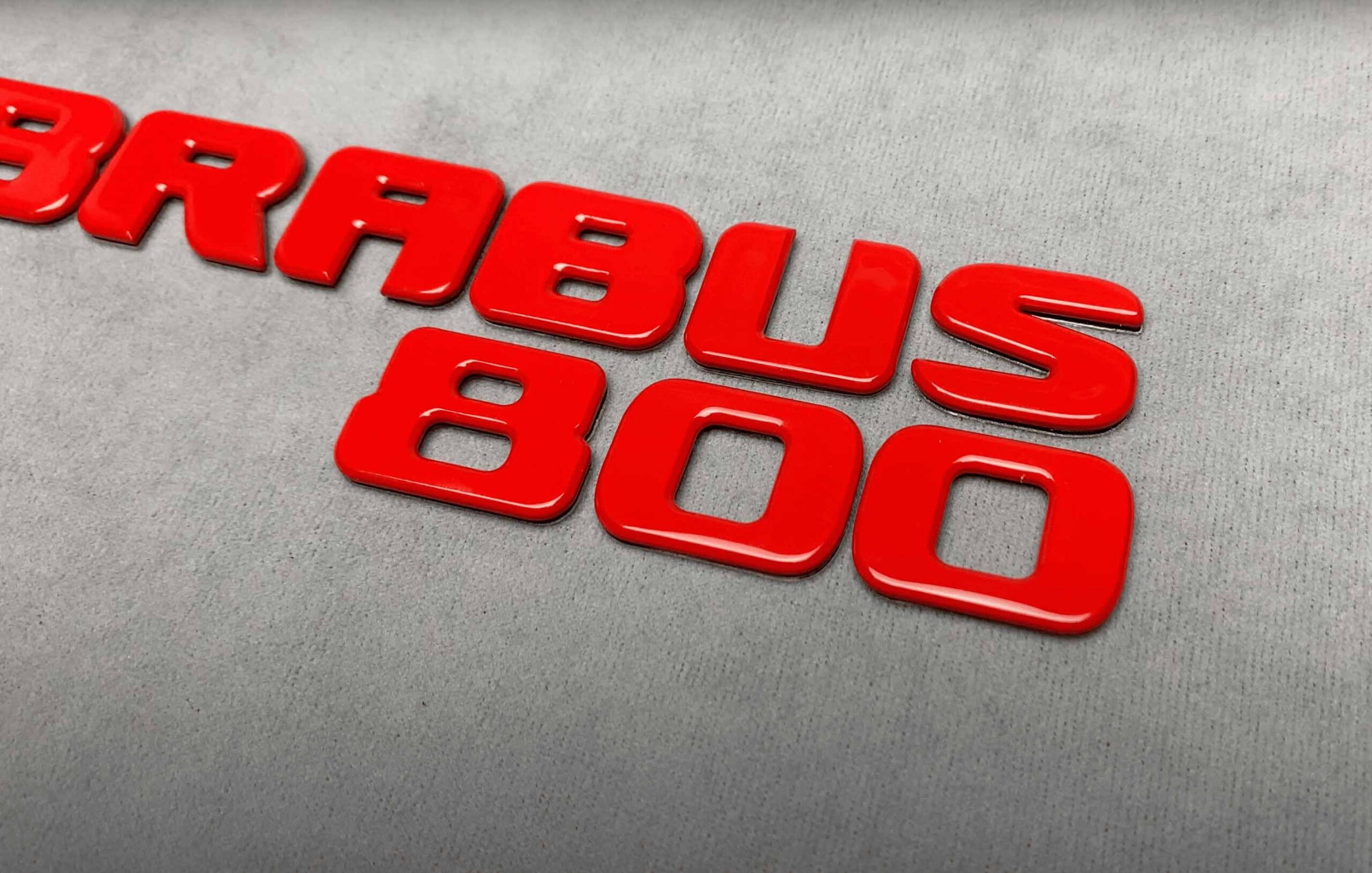 Brabus 800 red metallic badge for Mercedes Benz G Class