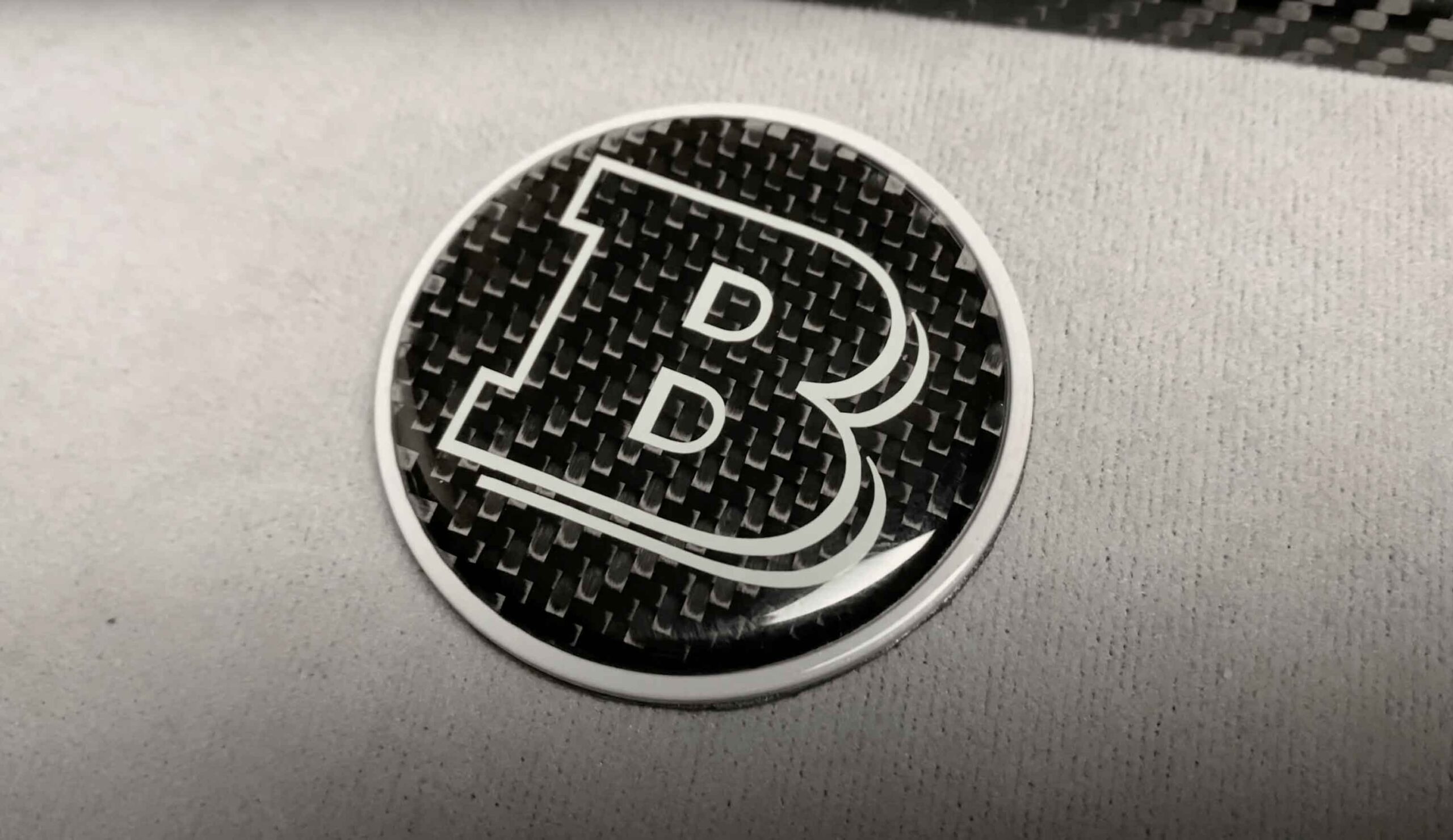 Brabus Badge on hood cover for Mercedes G-Wagon