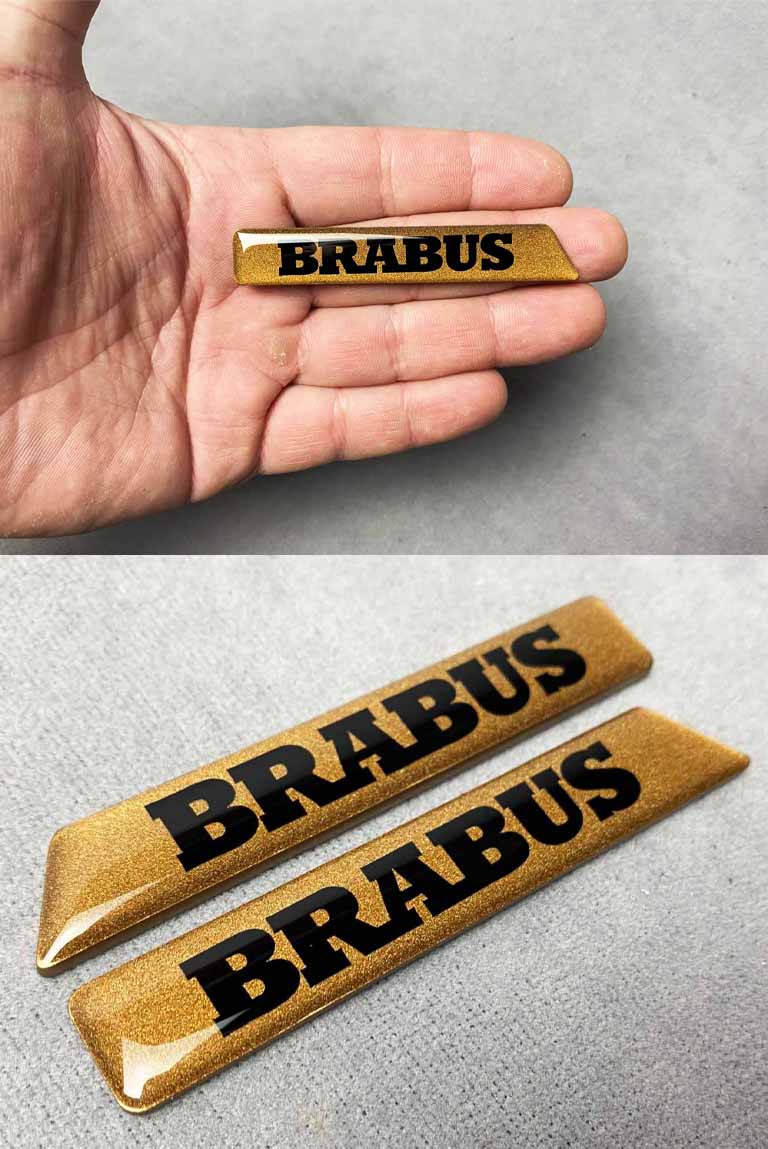 Brabus side body inserts in bronze for Mercedes G Class