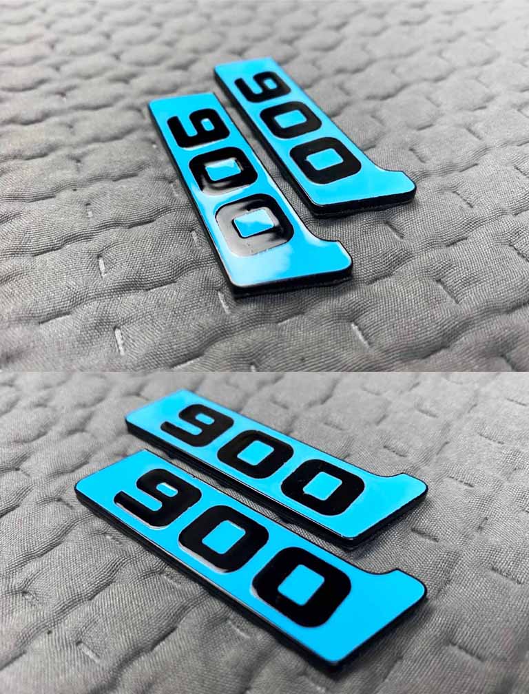 Fender number Brabus 900 Tiffany blue Metal emblem for Mercedes G Class w463 W464 GT GLS GLC GLB E CLS S Brabus 900 fender badge Tiffany blue metallic colors