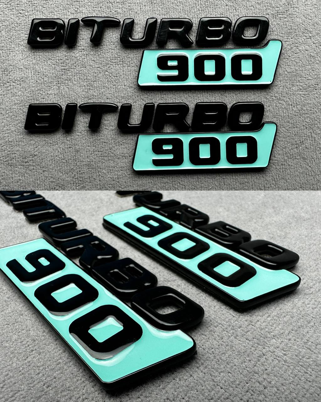 Brabus Biturbo 900 side molding badge