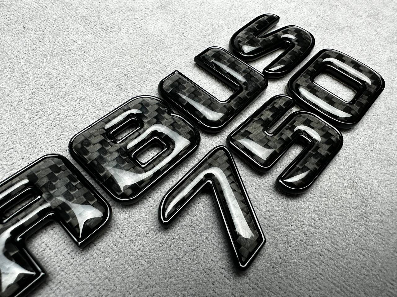 Brabus 750 carbon fiber rear emblem for Mercedes G Wagon