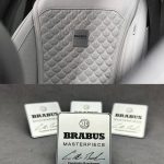 Seats Badge Set Brabus Masterpiece 2025 Gray series for Mercedes Benz W463 W464 W463A W465 G Class