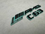 Tail Emblem Badge AMG C63 Brabus tiffany and carbon 2025 - Image 6