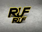 RUF Emblems Porsche Style Yellow and Black Logo Metal Badges Set For Porsche 911 997 996 993 964 930 Turbo - Image 3
