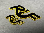 RUF Emblems Porsche Style Yellow and Black Logo Metal Badges Set For Porsche 911 997 996 993 964 930 Turbo - Image 4