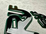 RUF Emblems Porsche Style Black and Green Logo Metal Badges Set For Porsche 911 997 996 993 964 930 Turbo - Image 3