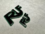 RUF Emblems Porsche Style Black and Green Logo Metal Badges Set For Porsche 911 997 996 993 964 930 Turbo - Image 5