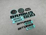 Brabus 800 Tiffany Blue Badges Set for Mercedes G Class W463a W464 W465 - Image 2
