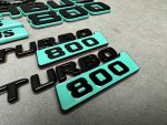 Brabus 800 Tiffany Blue Badges Set for Mercedes G Class W463a W464 W465 - Image 3