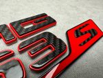 AMG GLE 63 S Emblem Metal Red and carbon brabus Style 2025 - Image 5