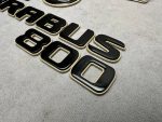 Brabus 800 Emblem Logo Set Desert Send and Black metal made for Mercedes Benz G Class - Image 2