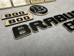Brabus 800 Emblem Logo Set Desert Send and Black metal made for Mercedes Benz G Class - Image 6