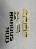 Brabus 800 Emblem Logo Set Desert Send and Black metal made for Mercedes Benz G Class - Image 7