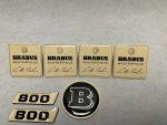 Brabus 800 Emblem Logo Set Desert Send and Black metal made for Mercedes Benz G Class - Image 8