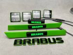 Brabus Green Badge + LEDs and floor Masterpiece Emblem for Mercedes G Class W465 W464 W463a - Image 2