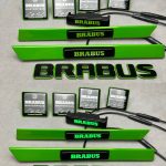 Brabus Green Badge + LEDs and floor Masterpiece Emblem for Mercedes G Class W465 W464 W463a