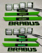 Brabus Green Badge + LEDs and floor Masterpiece Emblem for Mercedes G Class W465 W464 W463a