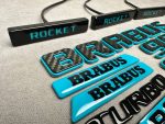 Brabus 900 Blue Badges Rocket Set LED Exterior for Mercedes G Class W465 W464 W463a - Image 3