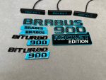 Brabus 900 Blue Badges Rocket Set LED Exterior for Mercedes G Class W465 W464 W463a - Image 4
