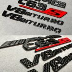 Badges AMG С63S V8 biturbo 2026 black and carbon C class