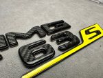 AMG GT 63 S Rear Emblem Metal Black and carbon Brabus 2026 - Image 2
