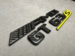 AMG GT 63 S Rear Emblem Metal Black and carbon Brabus 2026 - Image 5