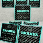 Tiffany Seats Badge Set Brabus Masterpiece for Mercedes Benz W463 W464 W463A G class