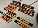 Brabus 800 Orange Badges Full Set LED Exterior for Mercedes G Class W465 W464 W463a - Image 4