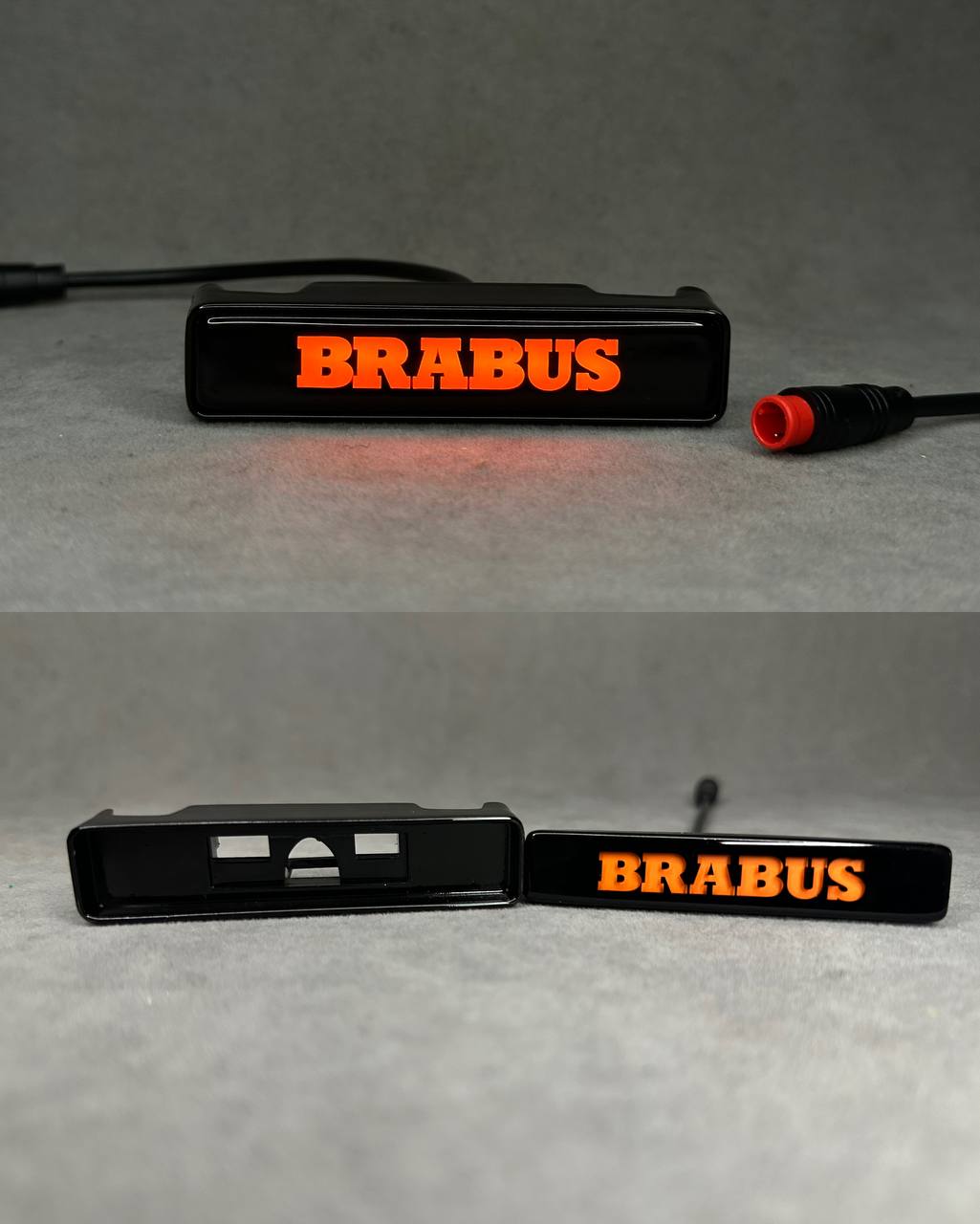 2026-01-23 11.27.24 LED Orange Brabus Logo Badge Grill for Mercedes G63 G Wagon W463 W463A W464 W465 2014-2025 - Image 1