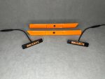 Fender Insert Brabus LED Illuminated Orange Emblem for Mercedes G63 G Wagon W463A 2014-2018