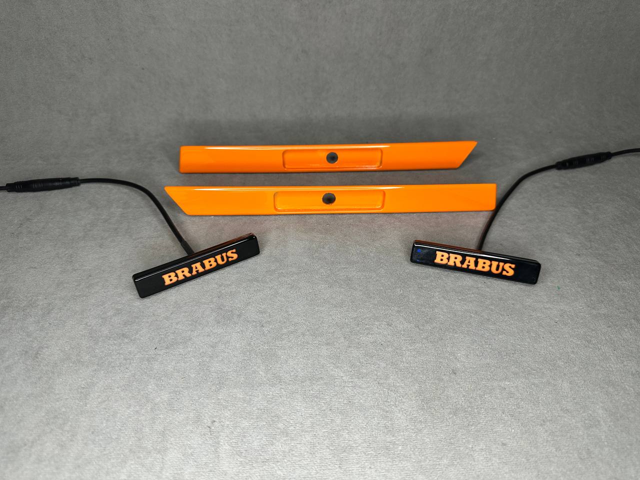 2026-01-23 11.27.54 Fender Insert Brabus LED Illuminated Orange Emblem for Mercedes G63 G Wagon W463A 2014-2018 - Image 1