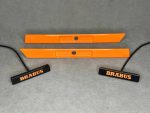 Fender Insert Brabus LED Illuminated Orange Emblem for Mercedes G63 G Wagon W463A 2014-2018 - Image 3