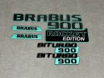 Brabus 900 Tiffany Blue Badges Set for Mercedes Rocket Edition G Class W463a W464 W465 - Image 5