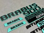 Brabus 900 Tiffany Blue Badges Set for Mercedes Rocket Edition G Class W463a W464 W465 - Image 7