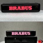 LED Pink Brabus Logo Badge Grill for Mercedes G63 G Wagon W463 W463A W464 W465