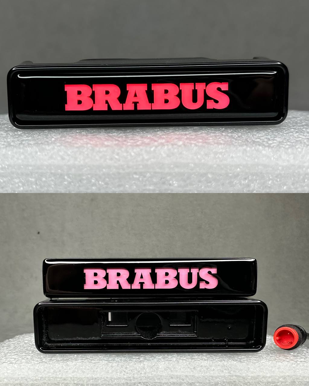 2026-01-23 12.21.31 LED Pink Brabus Logo Badge Grill for Mercedes G63 G Wagon W463 W463A W464 W465 - Image 1