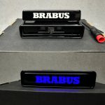 LED Blue Brabus Logo Badge Front Grill for Mercedes G63 G Wagon 700 800 W465 2025