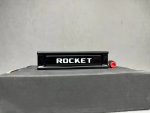 White Rocket Led emblem LED in Grille Brabus Rocket style Mercedes G class W463a w464 G63 - Image 3