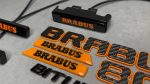Brabus 800 Orange Badges Full Set LED Exterior for all Mercedes G Class - Image 4