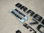 Brabus emblems set 700 Light blue for G class G63 g500 w465 w463a w464 - Image 2