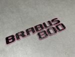 Tail Badges Brabus 800 Pink and Carbon for Mercedes-Benz G Class W463 W463a W464 W465 - Image 3