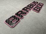 Tail Badges Brabus 800 Pink and Carbon for Mercedes-Benz G Class W463 W463a W464 W465 - Image 4