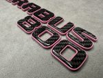 Tail Badges Brabus 800 Pink and Carbon for Mercedes-Benz G Class W463 W463a W464 W465 - Image 5