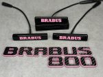 Brabus 800 Pink Badges Set LED for Mercedes G Class W465 W464 W463a - Image 7